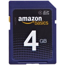 AmazonBasics SDHC Class 4 4GB Secure Digital Card