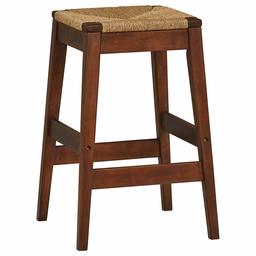 Amazon Brand – Stone & Beam Seagrass-Woven Barstool, 30