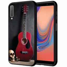 Amazon Brand - Solimo Designer Guitar Printed Hard Back Case Mobile Cover for Samsung Galaxy A7 (2018) (D304)