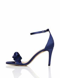 Truth & Fable Women's 124058 Ankle Strap Sandals, Blue Navy, 8