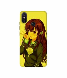 Amazon Brand - Solimo Designer DJ Girl Vector 3D Printed Hard Back Case Mobile Cover for Motorola One Power