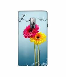 Amazon Brand - Solimo Designer Sun Flower 3D Printed Hard Back Case Mobile Cover for OnePlus 2