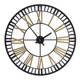 UMI. by Amazon Grande horloge murale ronde, avec chiffres romains, 81 cm