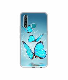 Amazon Brand - Solimo Designer Flying Butterflies UV Printed Soft Back Case Mobile Cover for Vivo Z1 Pro