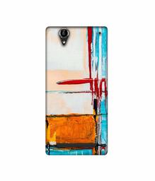 Amazon Brand - Solimo Designer Glass Paint 3D Printed Hard Back Case Mobile Cover for Sony Xperia T2 Ultra