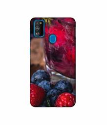 Amazon Brand - Solimo Designer Berries 3D Printed Hard Back Case Mobile Cover for Samsung Galaxy M21 / M30s