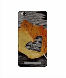 Amazon Brand - Solimo Designer Leaf with Heart Cut 3D Printed Hard Back Case Mobile Cover for Xiaomi Redmi 3S