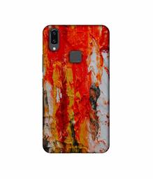 Amazon Brand - Solimo Designer Orange Color Spread 3D Printed Hard Back Case Mobile Cover for Vivo V9 / V9 Pro