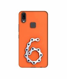 Amazon Brand - Solimo Designer Number Six 3D Printed Hard Back Case Mobile Cover for Vivo V9 / V9 Pro