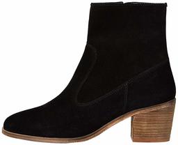 Amazon Brand - find. Casual Suede Ankle Boots, Black), US 6.5