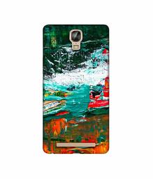 Amazon Brand - Solimo Designer Multicolor Glass Color 3D Printed Hard Back Case Mobile Cover for Gionee Marathon M5 Plus