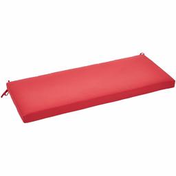 Amazon Basics Outdoor Patio Bench Cushion - 45 x 18 x 2.5 Inches, Red