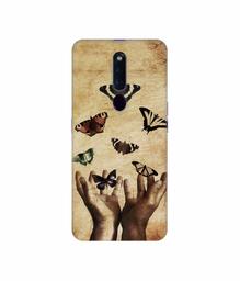 Amazon Brand - Solimo Designer Butterflies 3D Printed Hard Back Case Mobile Cover for Oppo F11 Pro