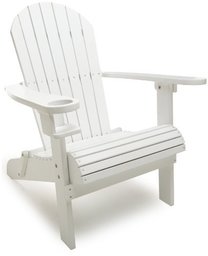 Strathwood Basics Adirondack Chair, White