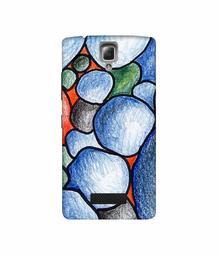 Amazon Brand - Solimo Designer Pebbles Drawing 3D Printed Hard Back Case Mobile Cover for Lenovo A2010