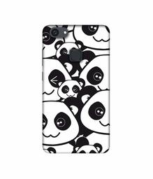 Amazon Brand - Solimo Designer Panda Texture UV Printed Soft Back Case Mobile Cover for Vivo V7 Plus