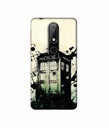 Amazon Brand - Solimo Designer Police Booth 3D Printed Hard Back Case Mobile Cover for Nokia 6.1 Plus