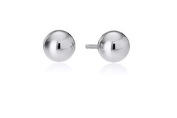 Sterling Silver 4mm Polished Ball Studs