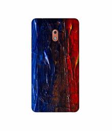 Amazon Brand - Solimo Designer Red Paint On Wall 3D Printed Hard Back Case Mobile Cover for Nokia 2.1