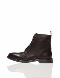 find. Leather Cleated Brogue Stivali da Motociclista, Marrone Brown), 44 EU