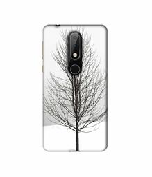 Amazon Brand - Solimo Designer Tree Sketch 3D Printed Hard Back Case Mobile Cover for Nokia 6.1 Plus