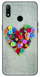 Amazon Brand - Solimo Designer Heart Pattern 3D Printed Hard Back Case Mobile Cover for Realme 3 / Realme 3i