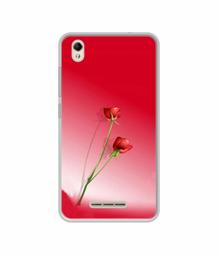 Amazon Brand - Solimo Designer Red Roses UV Printed Soft Back Case Mobile Cover for Lava Z60