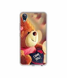 Amazon Brand - Solimo Designer Teddy Bear UV Printed Soft Back Case Mobile Cover for Vivo Y91i