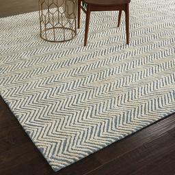 Amazon Brand – Rivet Contemporary Chevron Rug, 10' 6