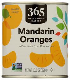 365 Everyday Value, Mandarin Oranges in Pear Juice from Concentrate, 10.5 oz