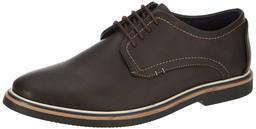 Amazon Brand - Symbol Men's Brown Synthetic Formal Shoes - 7 UK (AZ-KY-301D)