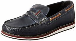 Amazon Brand - Symbol Men's Navy Leather Formal Shoes - 9 UK (AZ-WS-274A)