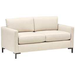 Amazon Brand – Rivet Edgewest Low Back Modern Loveseat, 65