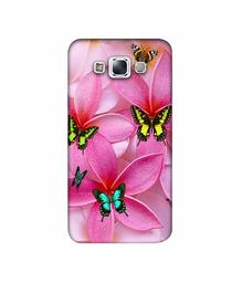 Amazon Brand - Solimo Designer B-Butterflies 3D Printed Hard Back Case Mobile Cover for Samsung Galaxy E7