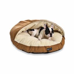 AmazonBasics Pet Cave Bed, Large, Tan