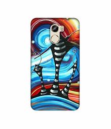 Amazon Brand - Solimo Designer Abstarct Texture 3D Printed Hard Back Case Mobile Cover for Gionee X1