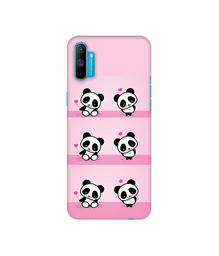 Amazon Brand - Solimo Designer Panda Pattern 3D Printed Hard Back Case Mobile Cover for Realme C3