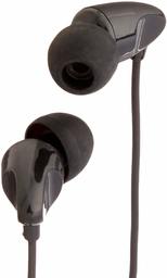 AmazonBasics - Auriculares in-ear con micrófono universal, color negro