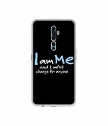 Amazon Brand - Solimo Designer Quotes UV Printed Soft Back Case Mobile Cover for Oppo Reno2 F