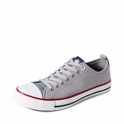 Amazon Brand - Symbol Men's Grey 2 Canvas Sneakers-8 UK/India (42 EU) (AZ-GI-360A)