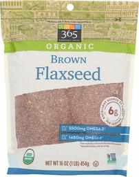 365 Everyday Value, Organic Brown Flaxseed, 16 oz