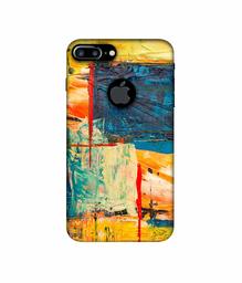 Amazon Brand - Solimo Designer Multicolor Box 3D Printed Hard Back Case Mobile Cover for Apple iPhone 7 Plus (Logo Cut)