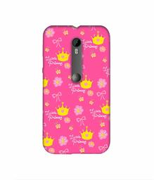 Amazon Brand - Solimo Designer Little Princess Pattern 3D Printed Hard Back Case Mobile Cover for Motorola Moto G 3rd Generation