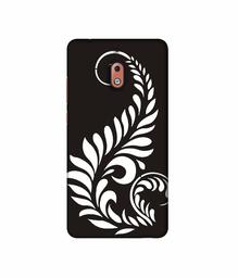 Amazon Brand - Solimo Designer Simple White Rangoli 3D Printed Hard Back Case Mobile Cover for Nokia 2.1