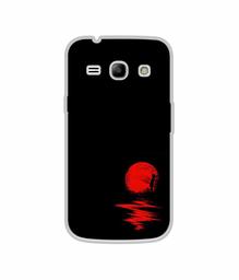 Amazon Brand - Solimo Designer Red Moon UV Printed Soft Back Case Mobile Cover for Samsung Galaxy J1