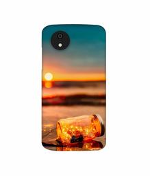 Amazon Brand - Solimo Designer Jar at Sea Serface 3D Printed Hard Back Case Mobile Cover for Micromax Canvas A1