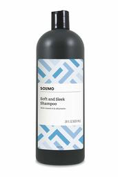 Amazon Brand - Solimo Soft & Sleek Shampoo, 28 Fluid Ounce