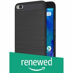 (Renewed) Amazon Brand - Solimo Protective Mobile Cover (Soft & Flexible Back Case) for Redmi Go (Black)