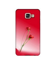 Amazon Brand - Solimo Designer Red Roses UV Printed Soft Back Case Mobile Cover for Samsung Galaxy A7 (2016)