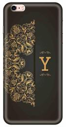 Amazon Brand - Solimo Designer Black Pattern Alphabet-Y 3D Printed Hard Back Case Mobile Cover for Apple iPhone 6s Plus